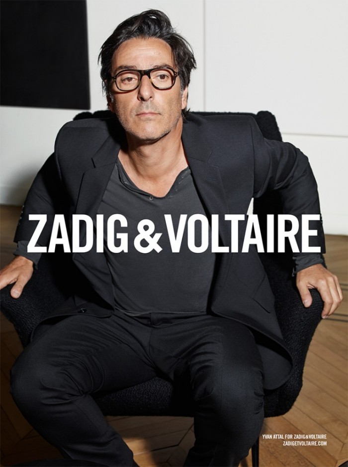 Yvan Attal, l’égérie Zadig & Voltaire