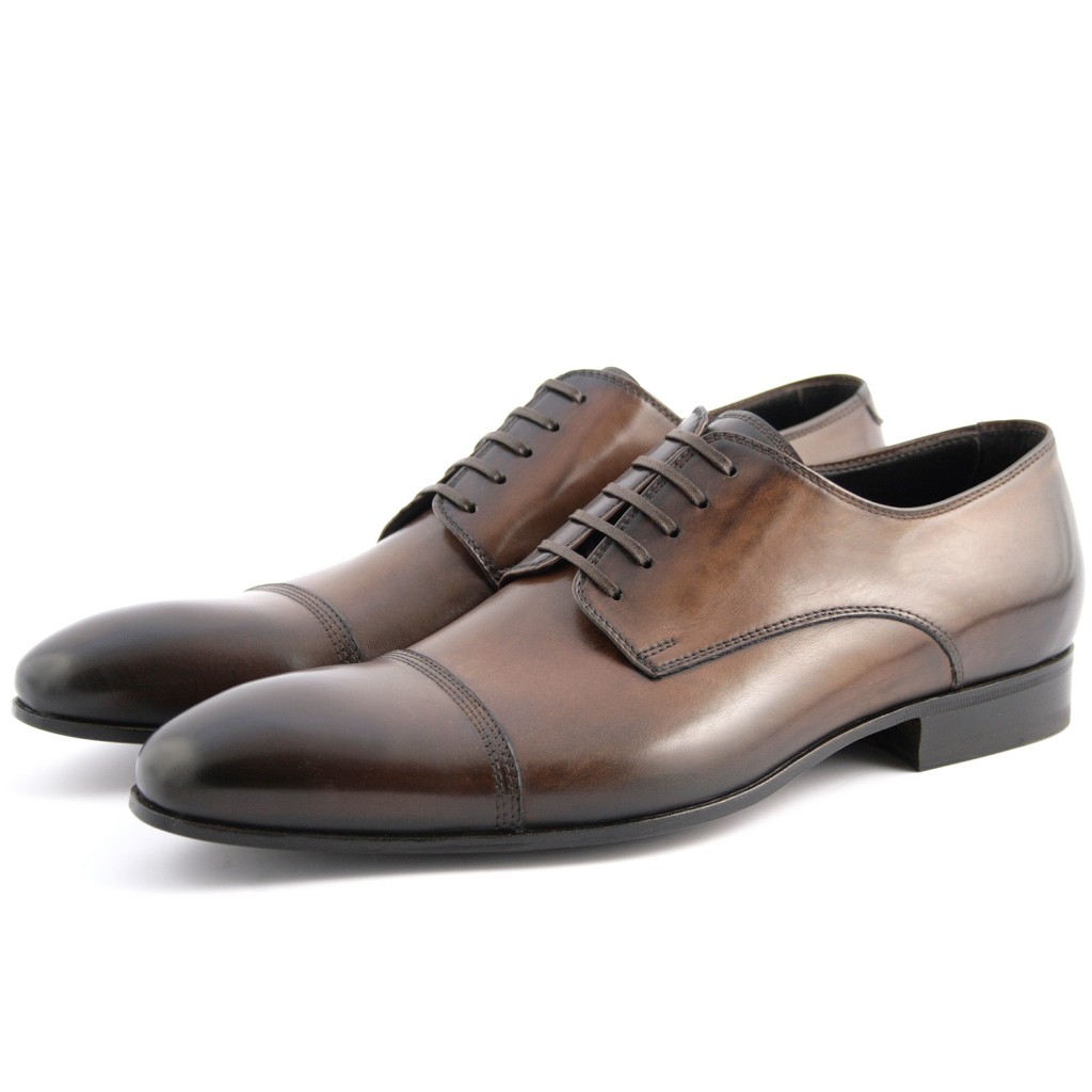 ... Ebrard - Exclusif Chaussures - Chaussures Matt cuir marron taupe