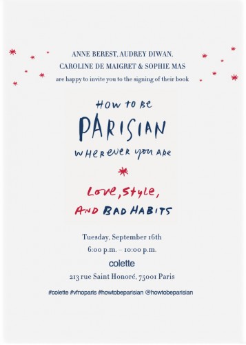 décicace how to be a parisian