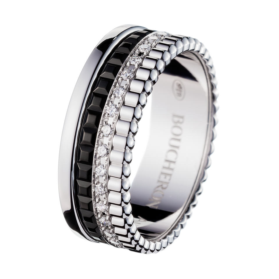 quatre-black-edition-diamond-small-ring
