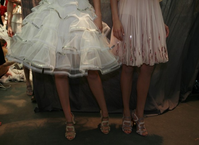 Backstage Dior Haute Couture Automne Hiver 2011-2012