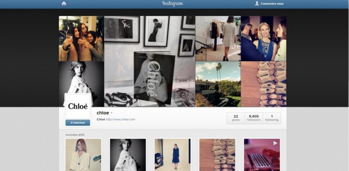 Chloe lance son Instagram