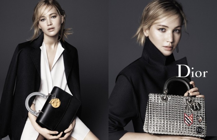 Jennifer Lawrence sublime la campagne Accessoires de la Maison Dior