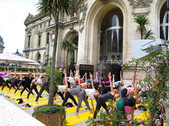 Yoga & collation Healthy à L’Opéra